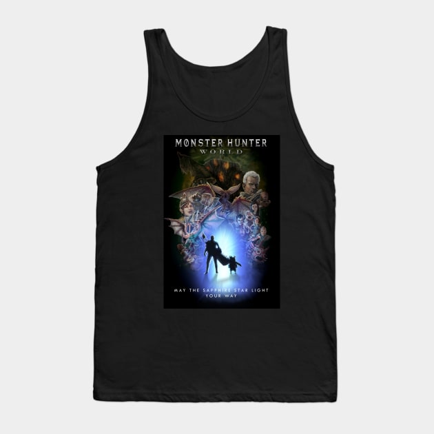 Monster Hunter World Tank Top by bside7715